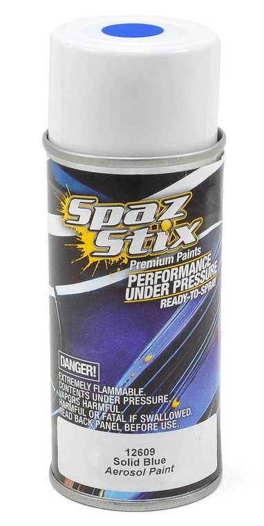 Spaz Stix - Solid Blue Aerosol Paint 3.5oz